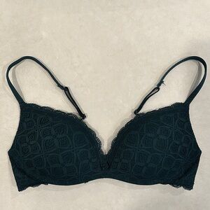 Intimissimi Lace Bra in Deep Green